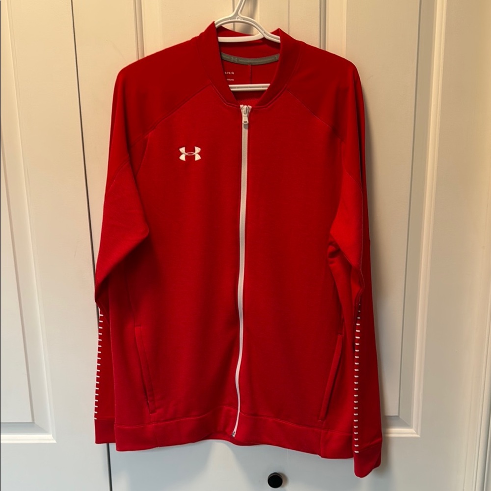 Under Armour Red Zip-Up Jacket